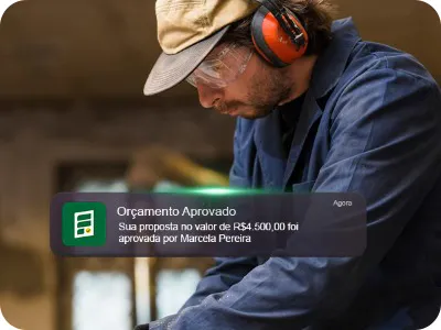 Serralheiro orçamento aprovado